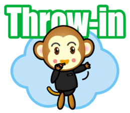 referee monkey sticker #15546915