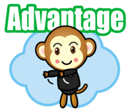 referee monkey sticker #15546917