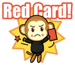 referee monkey sticker #15546919