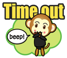 referee monkey sticker #15546920