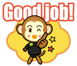 referee monkey sticker #15546921