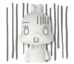 3D Rabbit Lapin & Bunny sticker #15547751