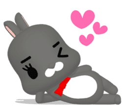 3D Rabbit Lapin & Bunny sticker #15547754