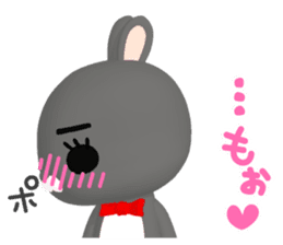 3D Rabbit Lapin & Bunny sticker #15547755