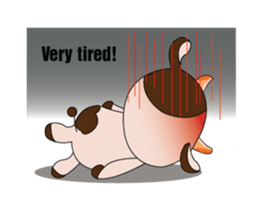 The Lovely Dairy Cow Animated sticker #15549079