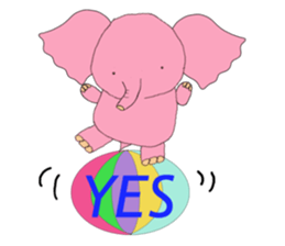 Elephant Elena sticker #15549887