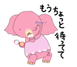 Elephant Elena sticker #15549901