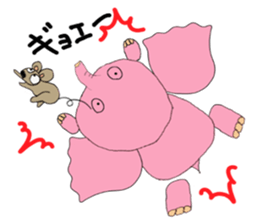 Elephant Elena sticker #15549905