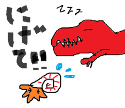 Paleozoic friends sticker #15550158