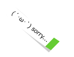 Moves! Emoticons Sticky Notes sticker #15550959