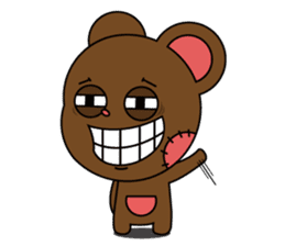 Honest teddy bear sticker #15551107