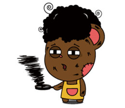 Honest teddy bear sticker #15551108