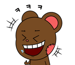 Honest teddy bear sticker #15551109