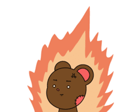 Honest teddy bear sticker #15551110