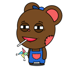 Honest teddy bear sticker #15551111