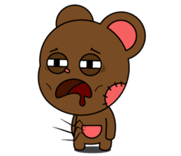 Honest teddy bear sticker #15551112