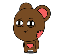 Honest teddy bear sticker #15551114