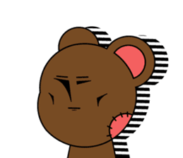 Honest teddy bear sticker #15551115