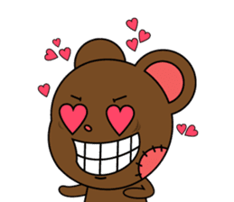 Honest teddy bear sticker #15551117