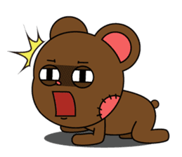 Honest teddy bear sticker #15551119