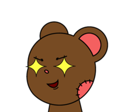 Honest teddy bear sticker #15551121