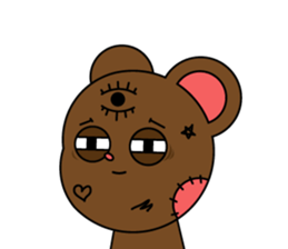 Honest teddy bear sticker #15551124