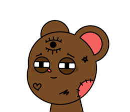 Honest teddy bear sticker #15551124