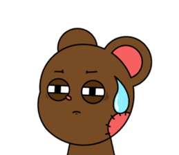 Honest teddy bear sticker #15551125