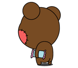 Honest teddy bear sticker #15551127
