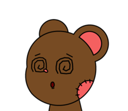 Honest teddy bear sticker #15551133