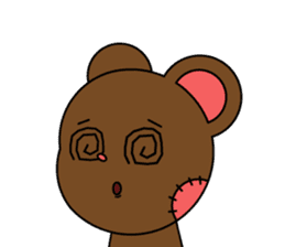 Honest teddy bear sticker #15551133