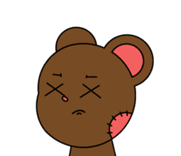 Honest teddy bear sticker #15551134