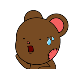 Honest teddy bear sticker #15551137