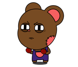 Honest teddy bear sticker #15551141