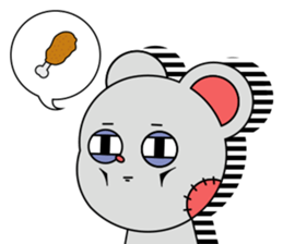 Honest teddy bear sticker #15551142