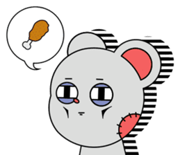 Honest teddy bear sticker #15551142