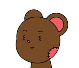 Honest teddy bear sticker #15551144