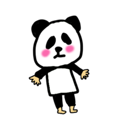 Sticker of a convenient panda sticker #15551258
