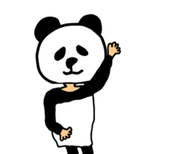Sticker of a convenient panda sticker #15551259
