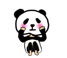 Sticker of a convenient panda sticker #15551261