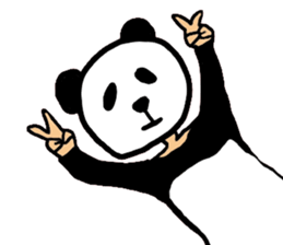Sticker of a convenient panda sticker #15551264