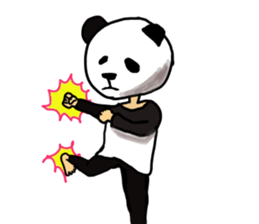 Sticker of a convenient panda sticker #15551266