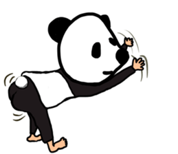 Sticker of a convenient panda sticker #15551268