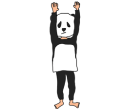 Sticker of a convenient panda sticker #15551269