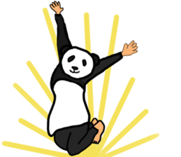 Sticker of a convenient panda sticker #15551271