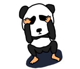 Sticker of a convenient panda sticker #15551272
