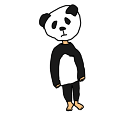Sticker of a convenient panda sticker #15551273