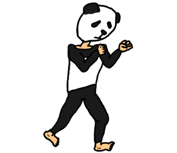 Sticker of a convenient panda sticker #15551274