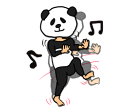 Sticker of a convenient panda sticker #15551279