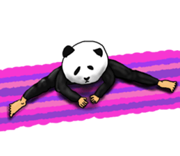 Sticker of a convenient panda sticker #15551284